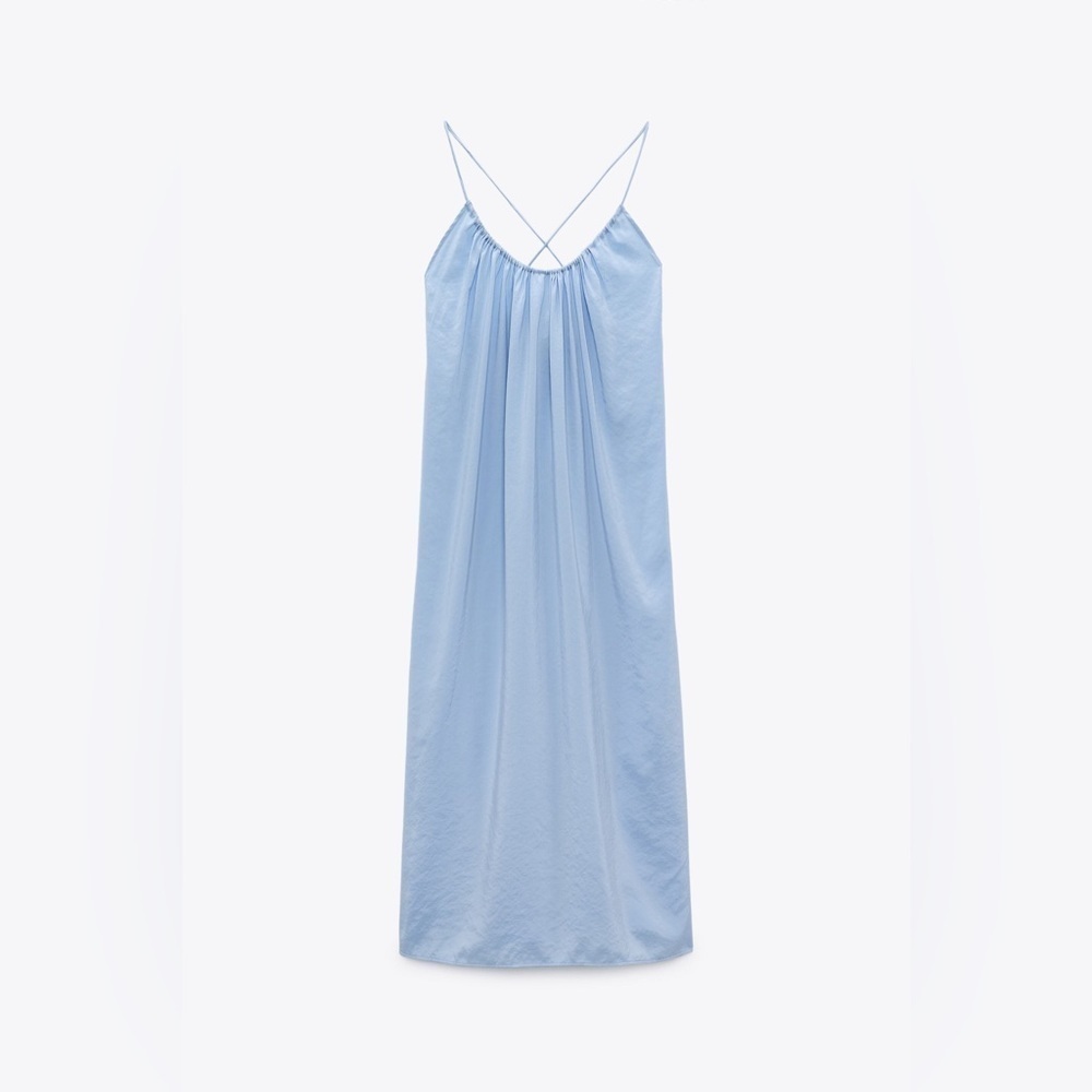 Zara Flowy Midi Dress - Picture 7 of 9